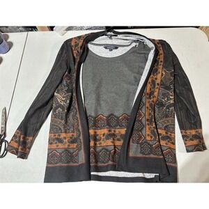 Travelsmith Women's Tank Top And Blouse Geometric M